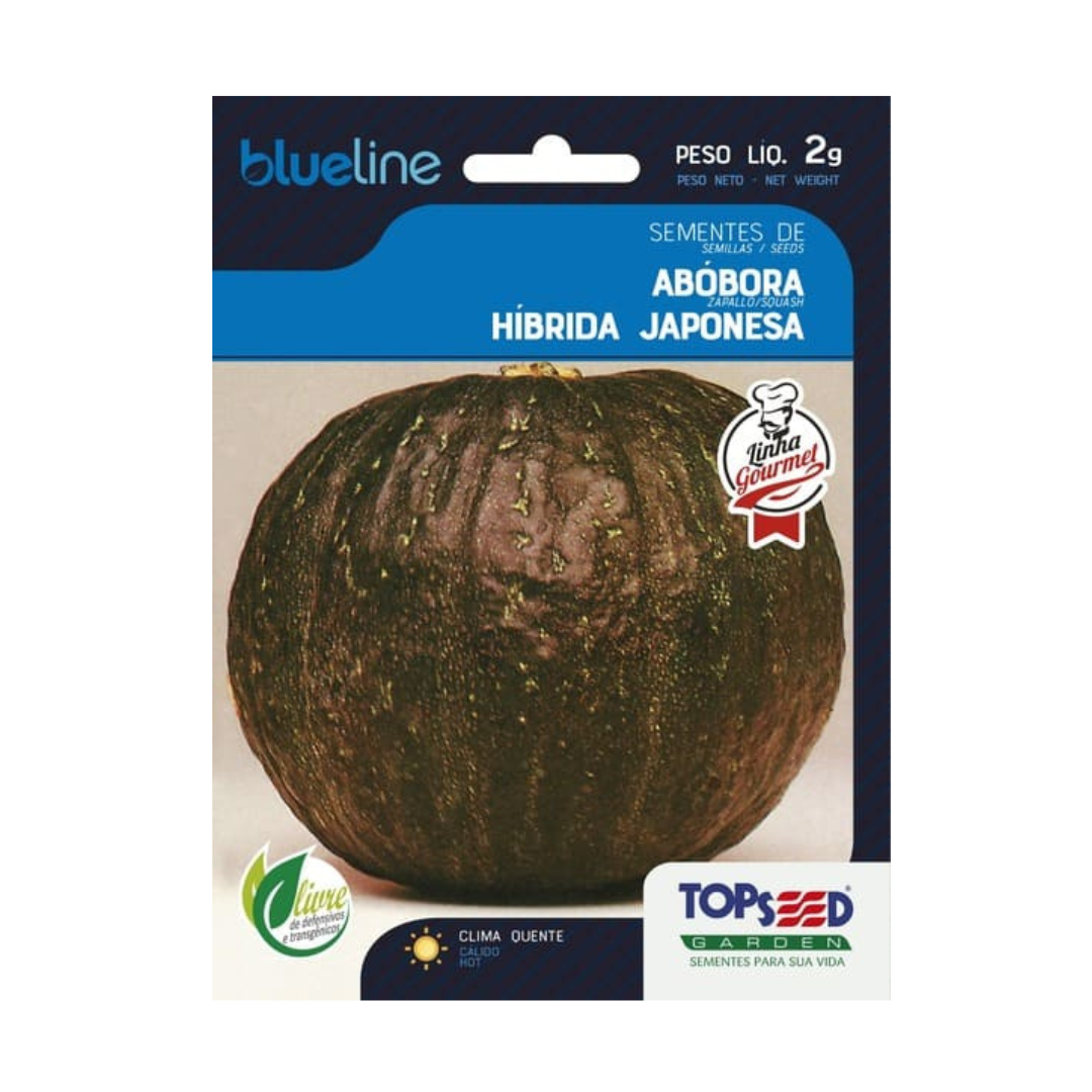Semente De Abóbora Híbrida Japonesa Blue Line 2g | Topseed