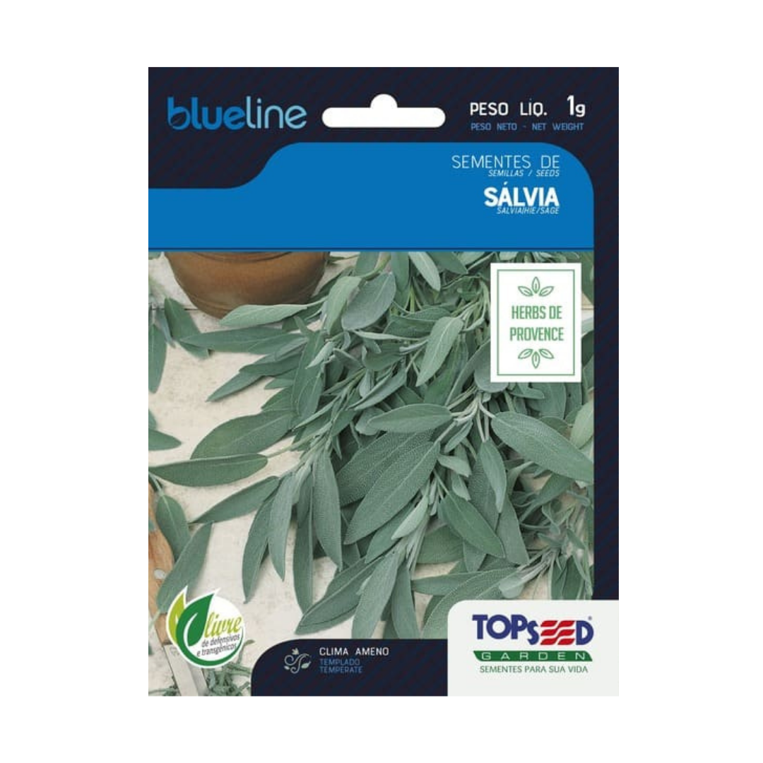 Semente De Sálvia Blue Line 1g | Topseed
