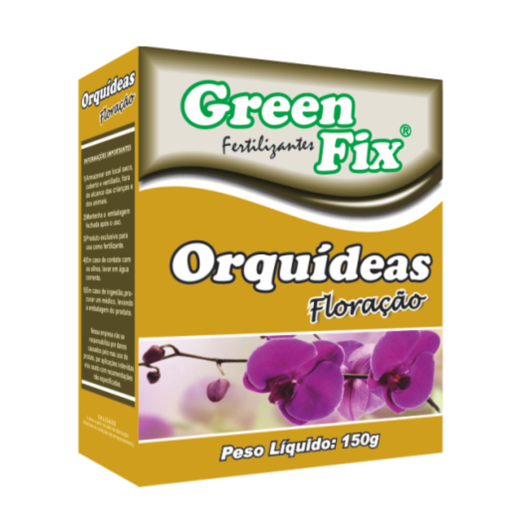 Fertilizante Orquídeas Floração NPK 10-30-20 150g | Green Fix | Agribras