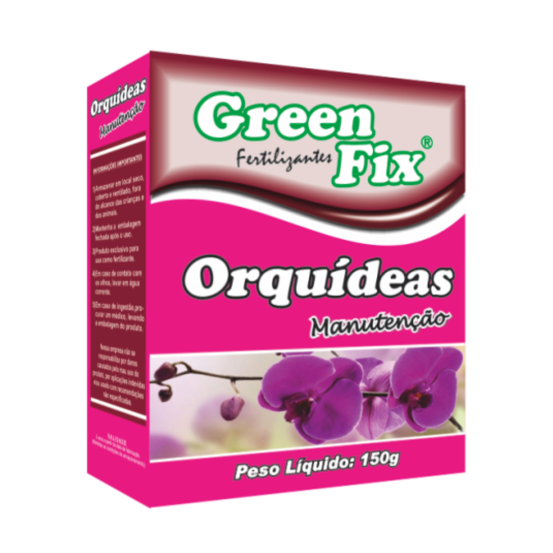 Fertilizante Orquídeas Manutenção NPK 30-10-10 150g | Green Fix | Agribras