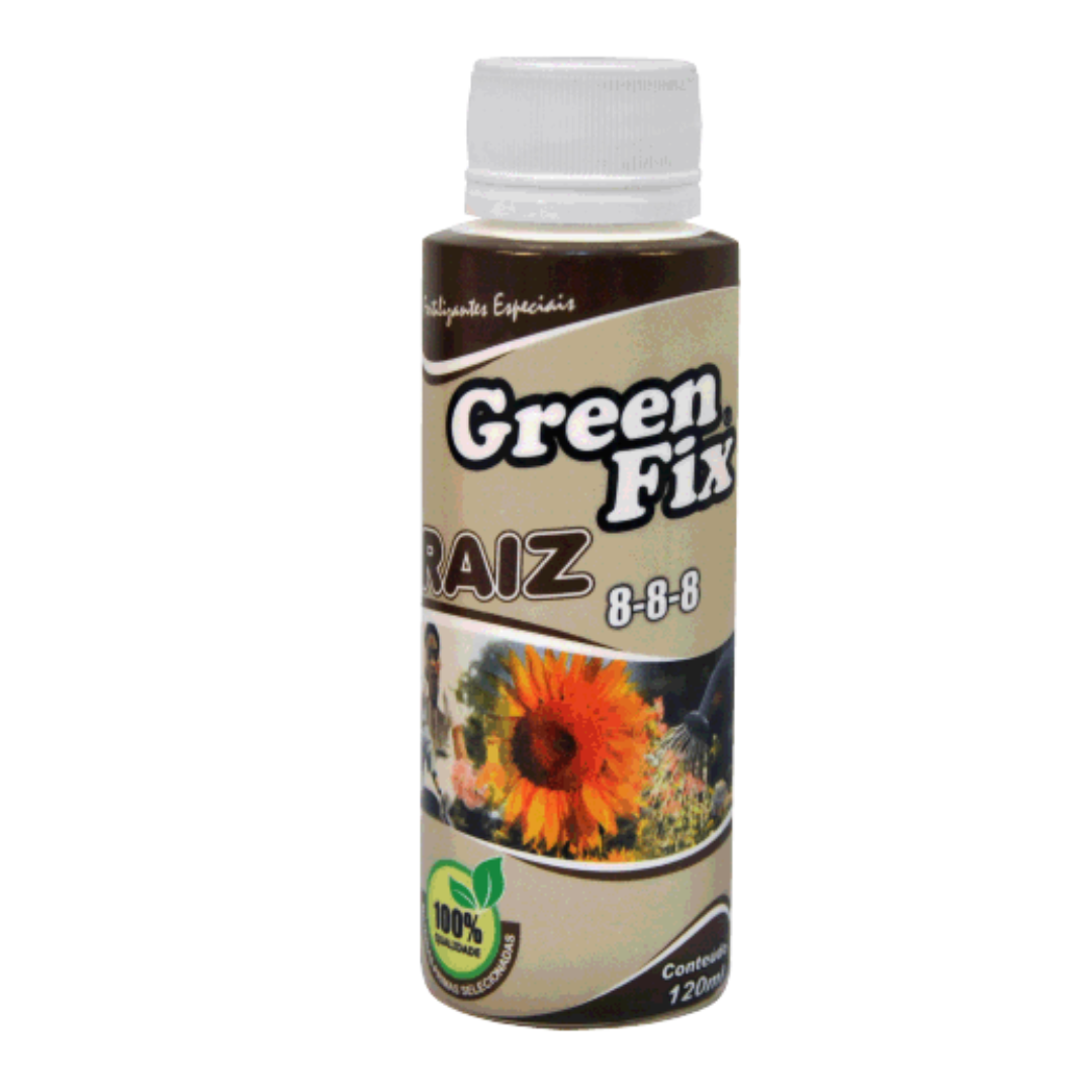 Fertilizante Líquido Raíz NPK 8-8-8 120ml | Green Fix | Agribras