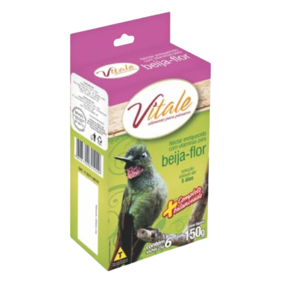 Néctar para Beija-Flor 150g | Alimento com Vitaminas para Pássaros | Vitale