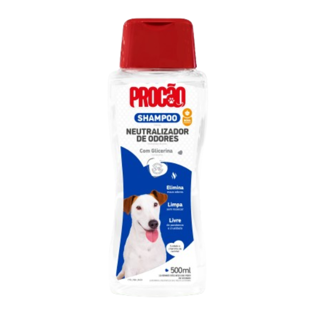 Shampoo Neutraliza Odor Cães e Gatos 500ml | Procão