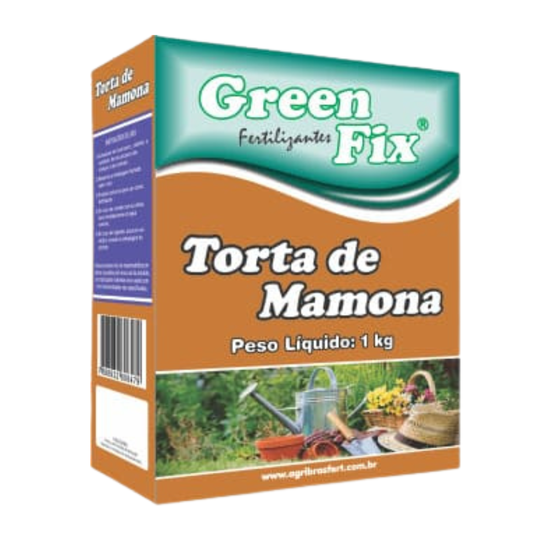 Torta de Mamona 1kg | Adubo e Fertilizante para Plantas | Agribras