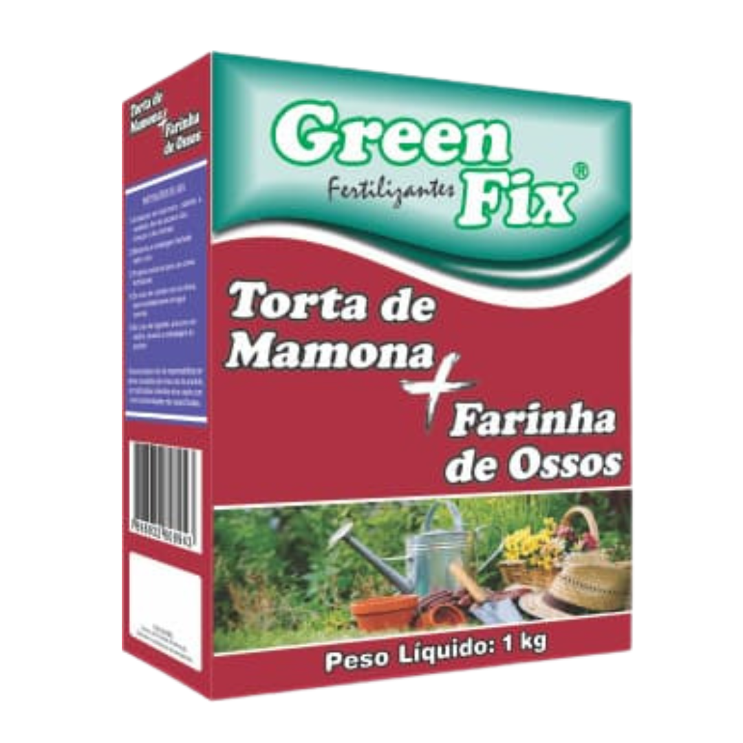 Torta de Mamona+Farinha de Osso 1kg | Adubo e Fertilizante para Plantas | Agribras