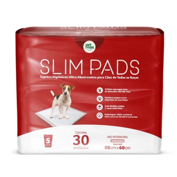 Tapete Slim Pads 30 unid 80cm x 60cm