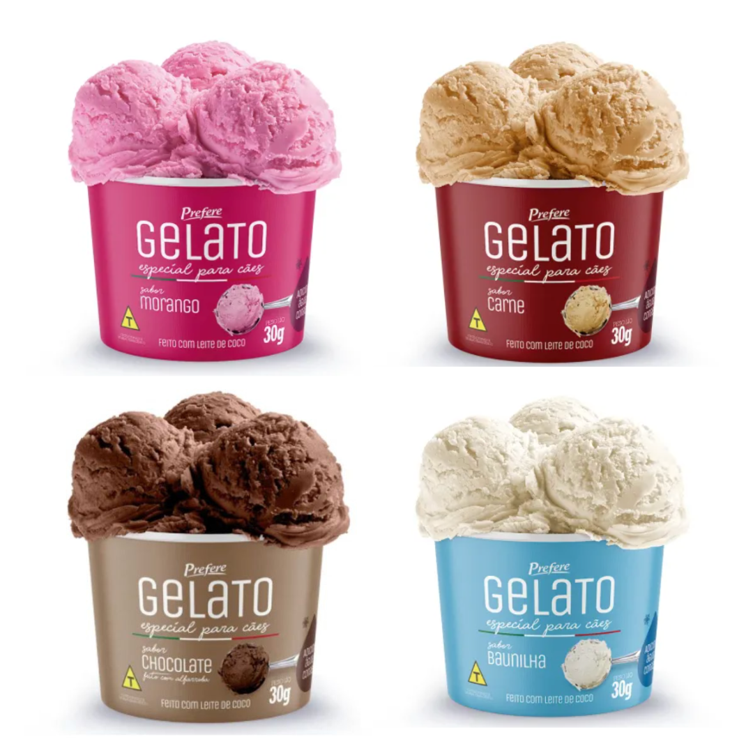 Gelato Cremoso para Cães 30g | Prefere