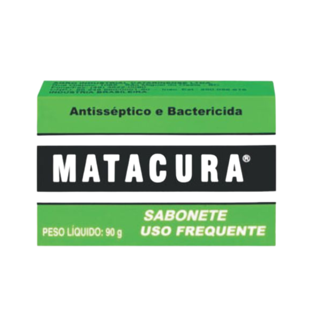 Sabonete Antisséptico e Bactericida para Cães e Gatos 90g | Matacura