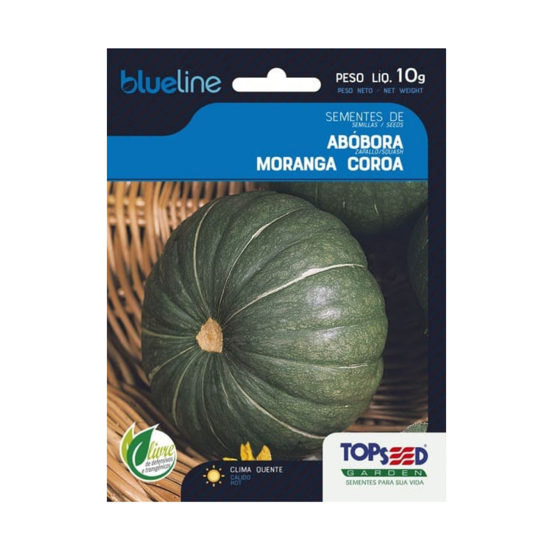 Semente De Abóbora Moranga Coroa Blue Line 10g | Topseed