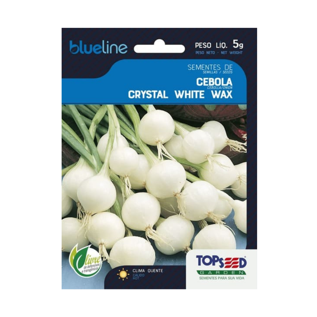 Semente De Cebola Para Conserva Crystal Blue Line 5g | Topseed