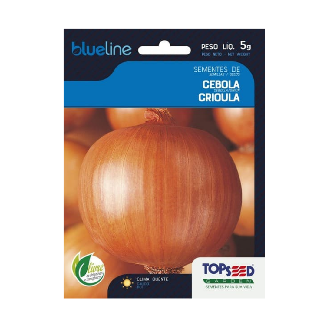 Semente De Cebola Crioula Blue Line 5g | Topseed