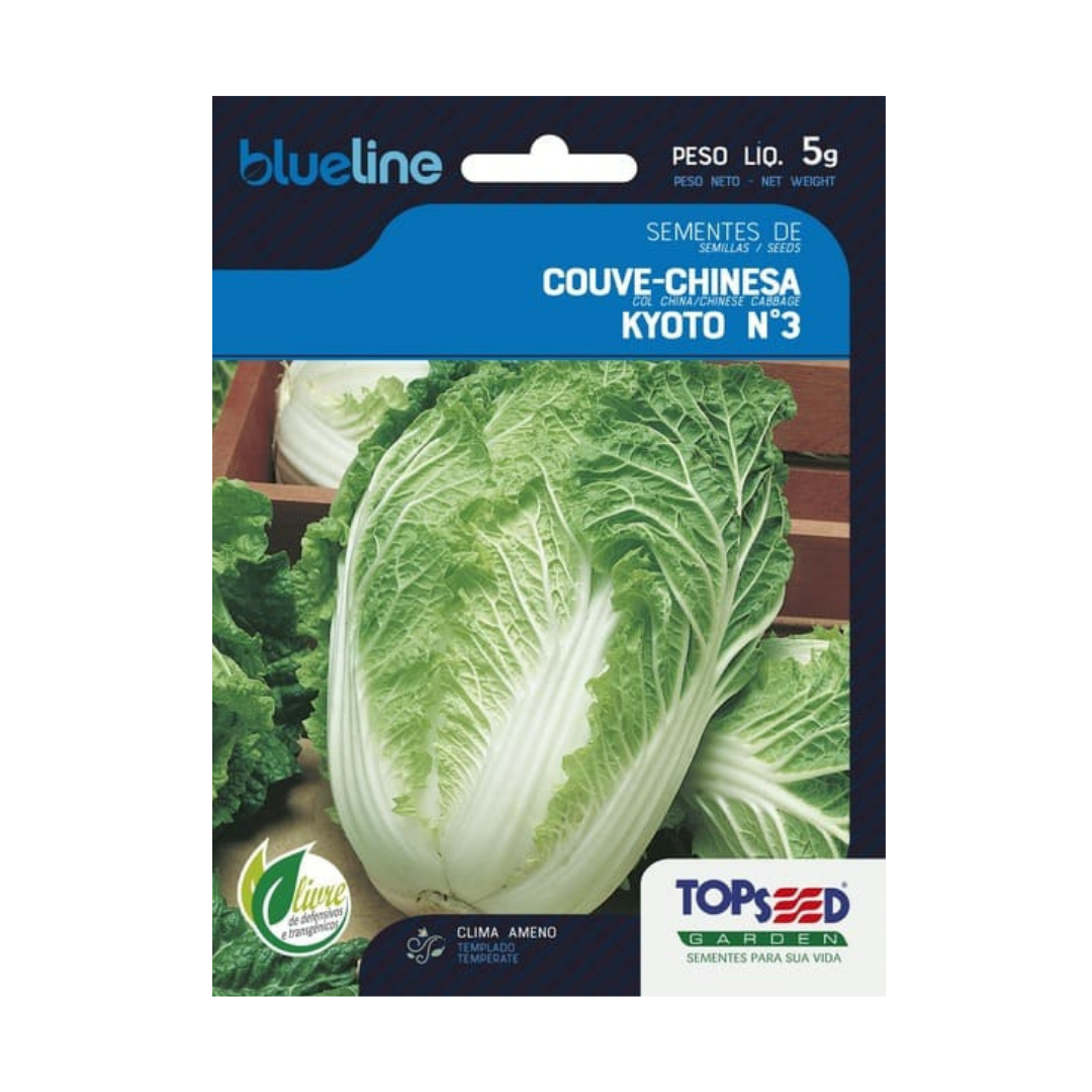 Semente De Couve Chinesa Kyoto Blue Line 5g | Topseed