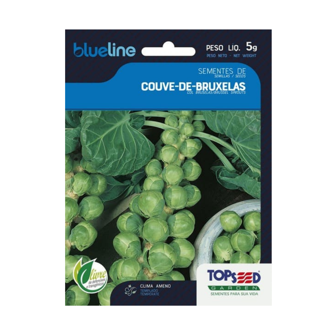 Semente De Couve De Bruxelas Blue Line 5g | Topseed