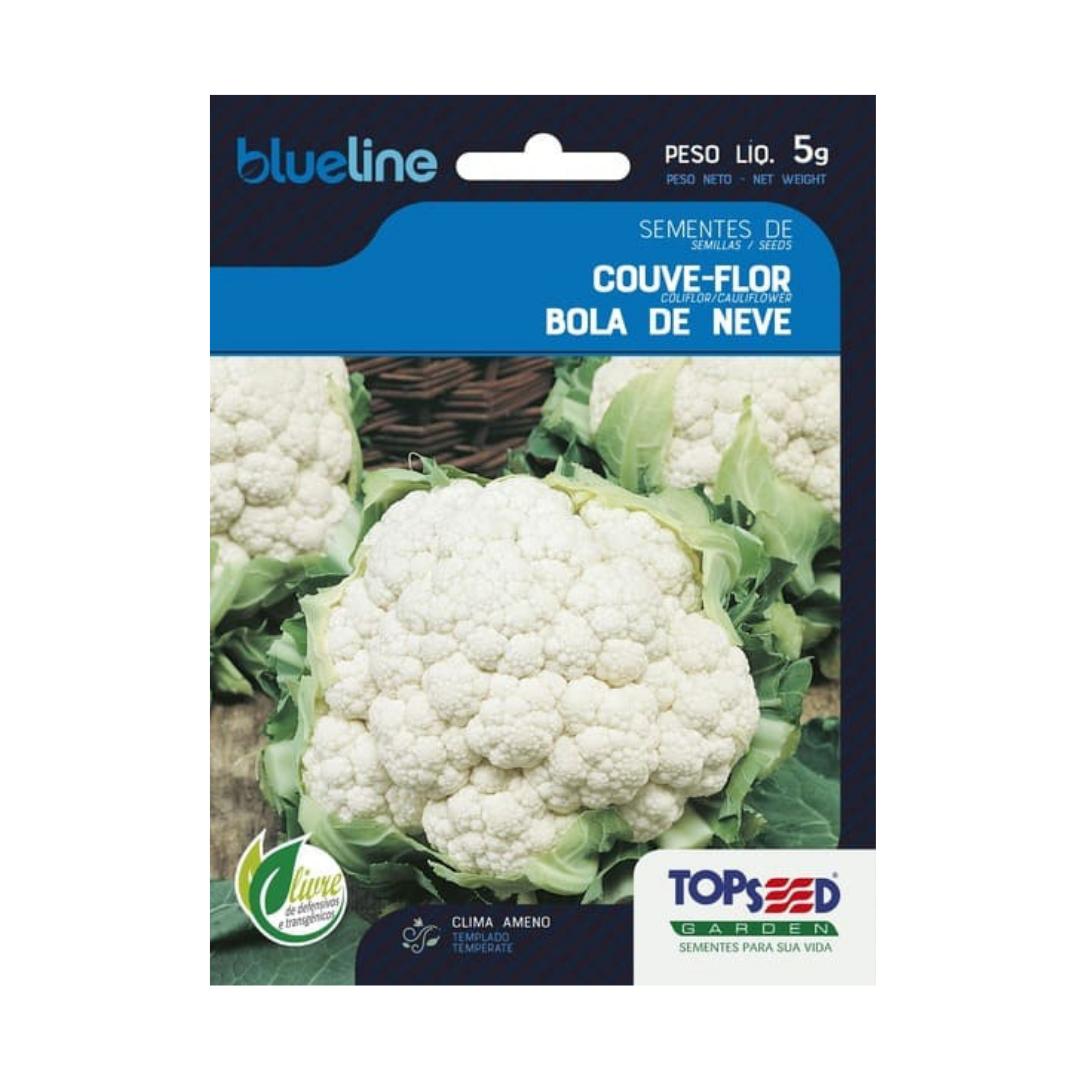 Semente De Couve Flor Bola De Neve Blue Line 5g | Topseed