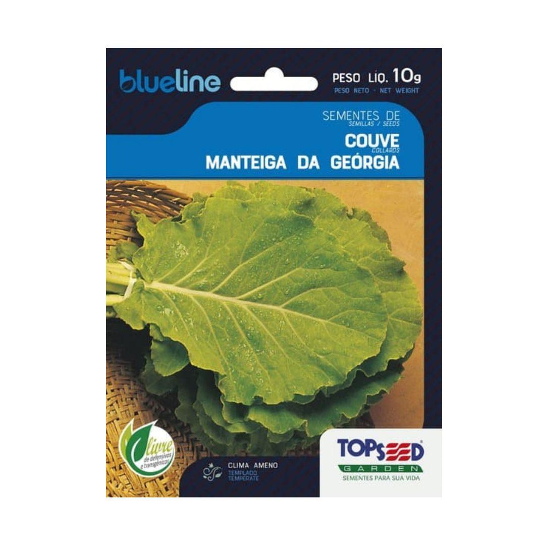 Semente De Couve Manteiga Georgia Blue Line 10g | Topseed