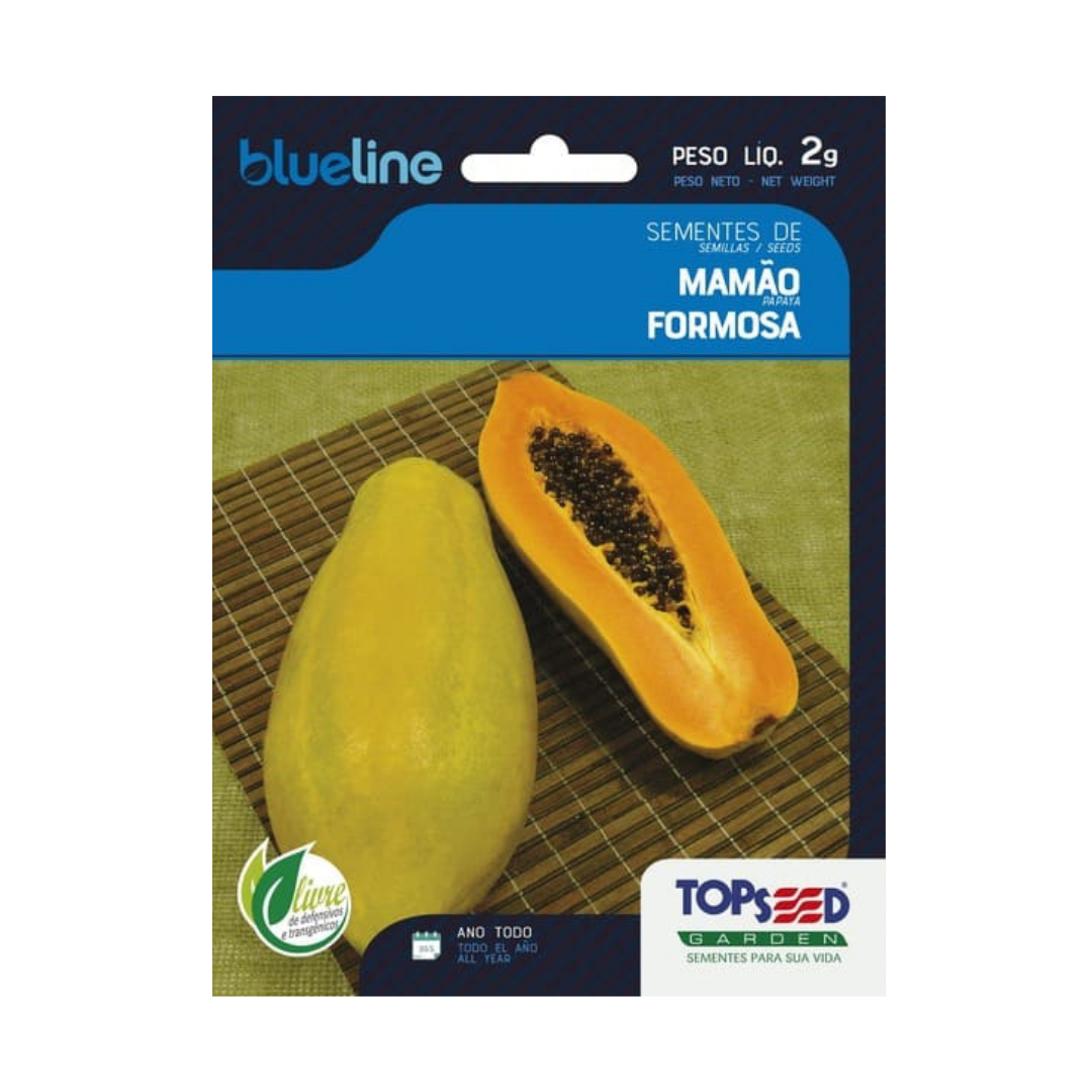 Semente De Mamão Formosa Blue Line 2g | Topseed