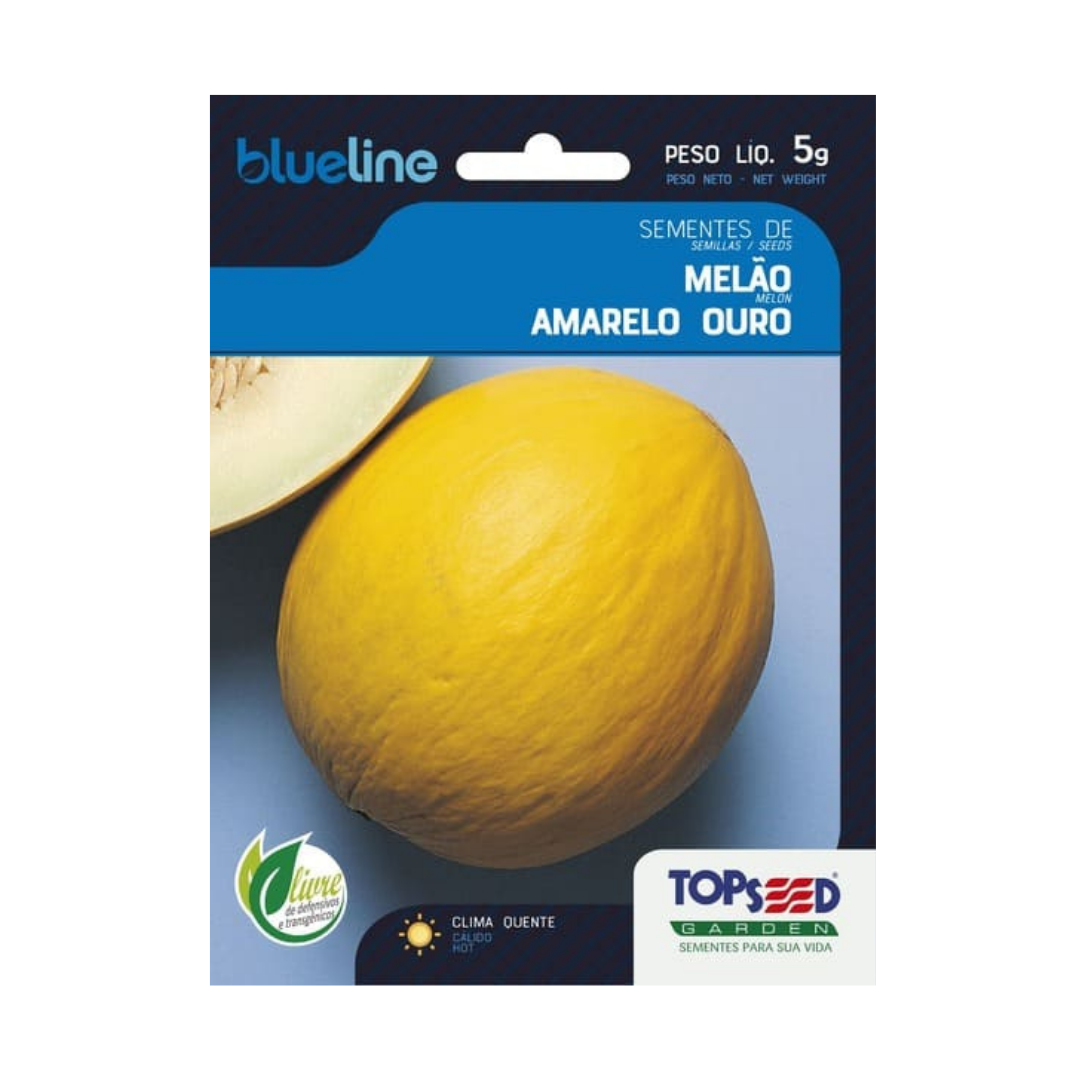 Semente De Melão Amarelo Ouro Blue Line 5g | Topseed
