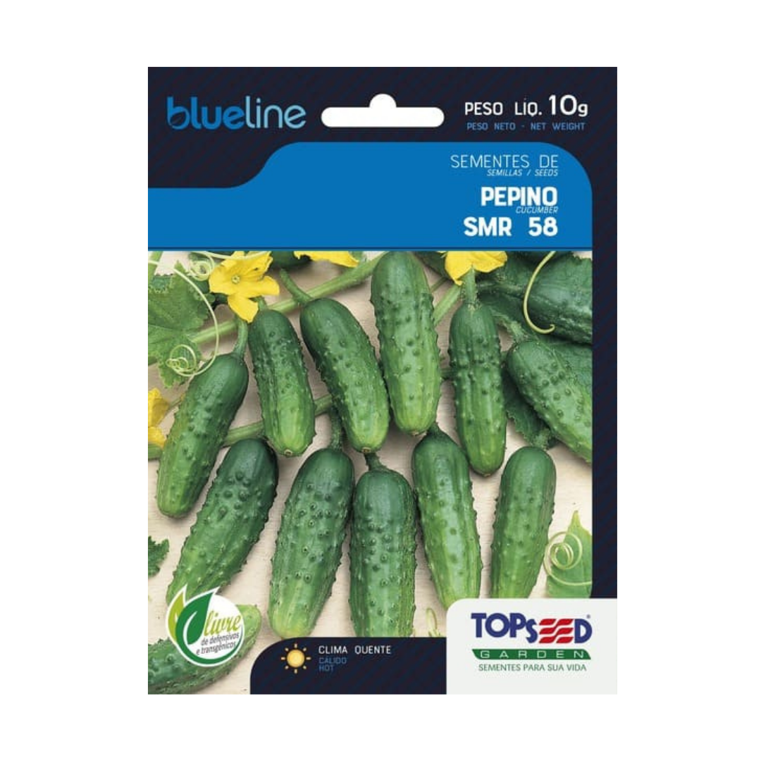 Semente De Pepino Para Conserva Blue Line 10g | Topseed