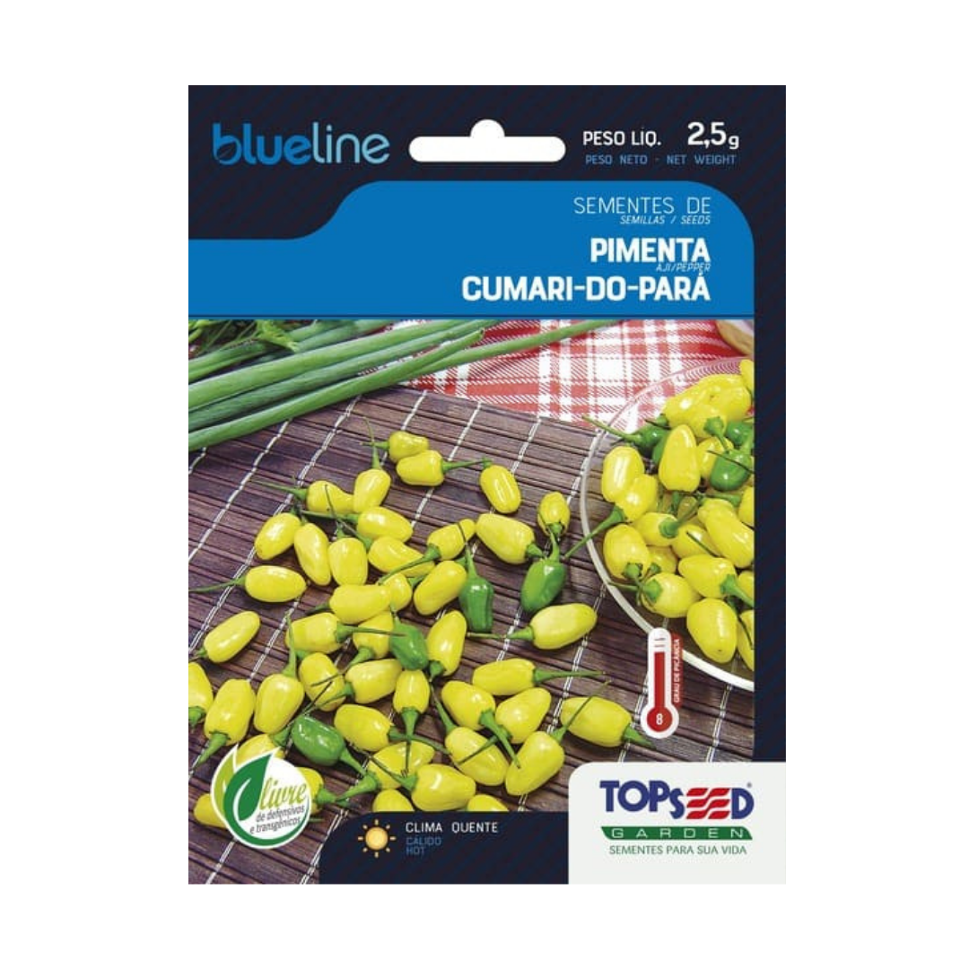 Semente De Pimenta Cumari Do Pará Blue Line 2,5g | Topseed