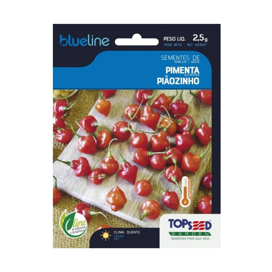 Semente De Pimenta Piaozinho Blue Line 2,5g | Topseed