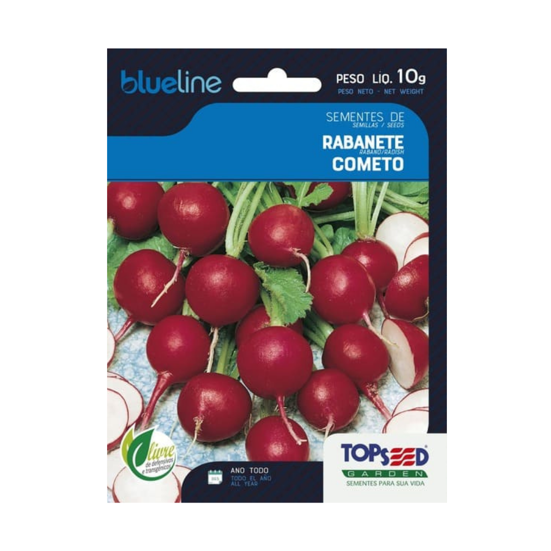 Semente De Rabanete Cometo Blue Line 10g | Topseed