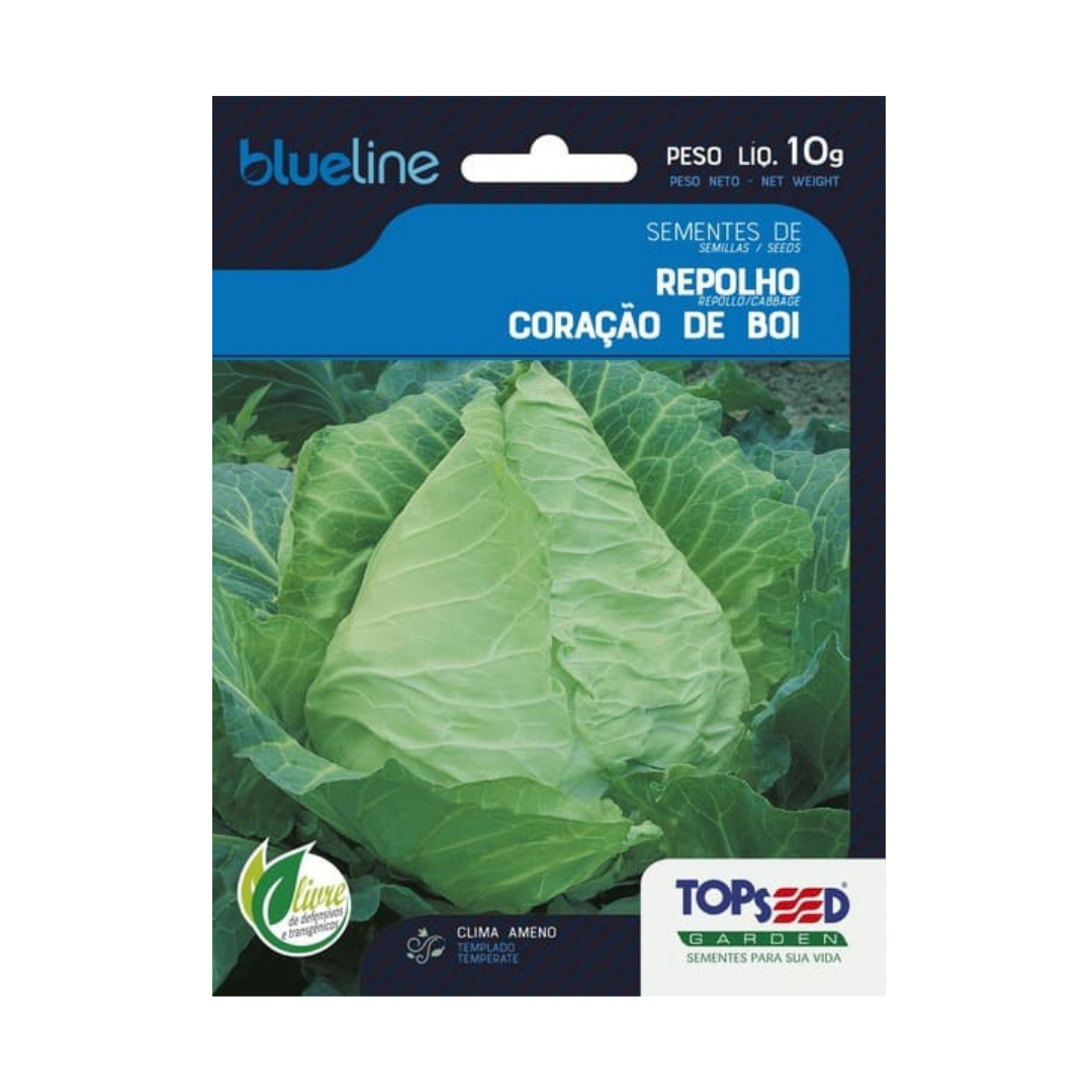 Semente De Repolho Coração De Boi Blue Line 10g | Topseed