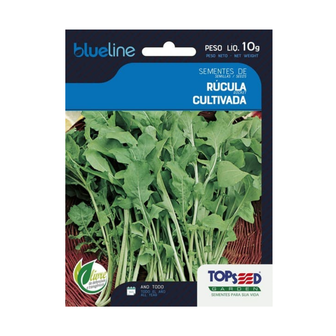 Semente De Rúcula Cultivada Blue Line 10g | Topseed