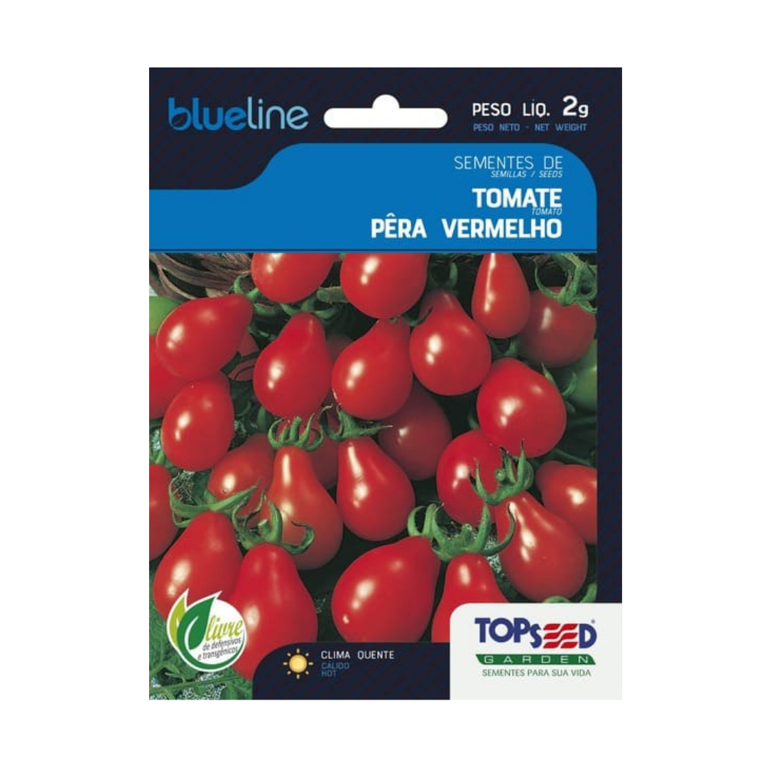 Semente De Tomate Pêra Vermelho Blue Line 2g | Topseed