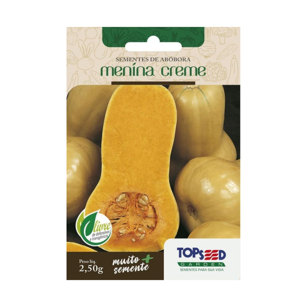 Semente De Abóbora Butternut Menina Creme 2,5g | Topseed