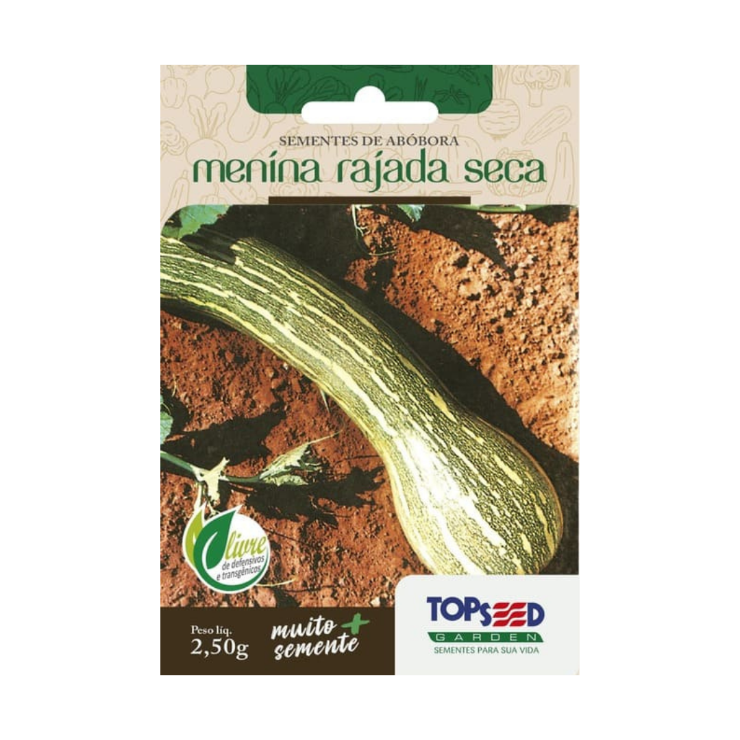 Semente De Abóbora Seca Menina Rajada 2,5g | Topseed
