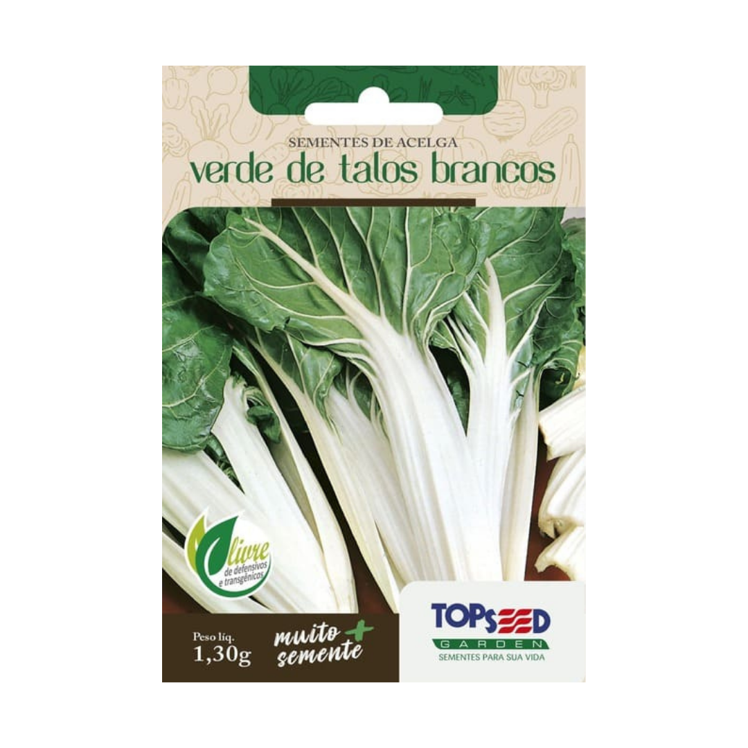 Semente De Acelga Verde Talos Brancos 1,3g | Topseed