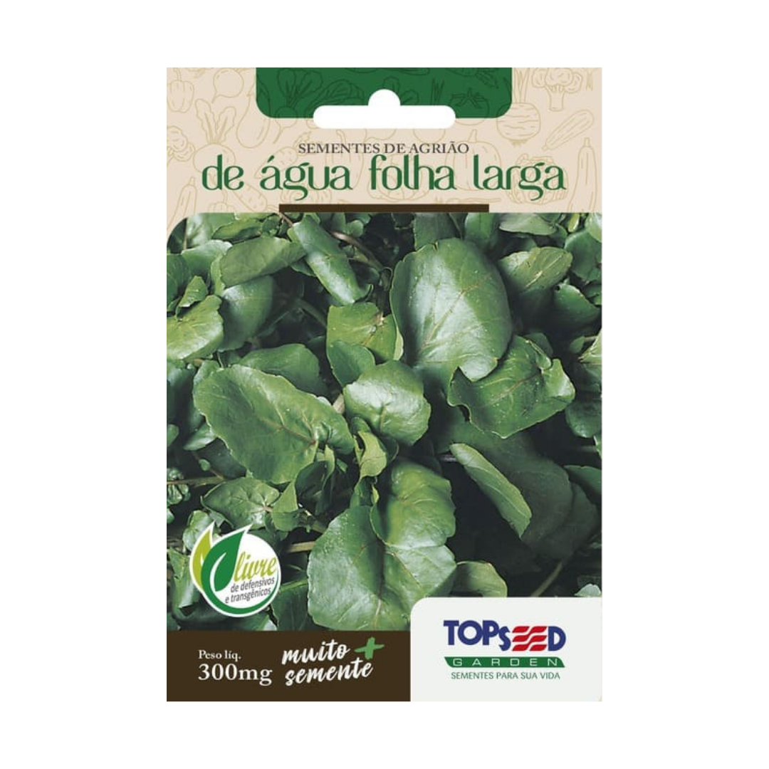 Semente De Agrião De Água Folha Larga 300mg | Topseed