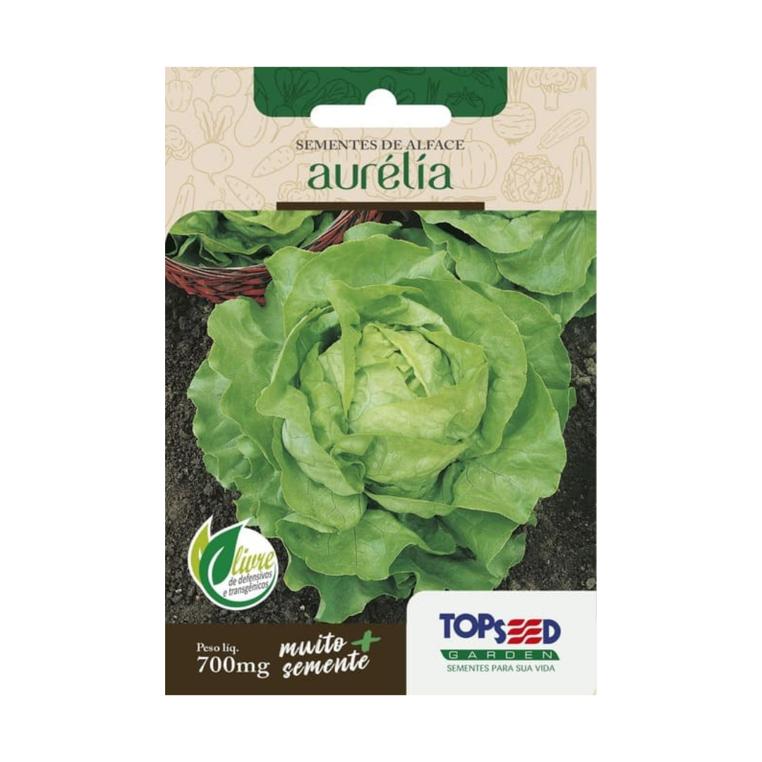 Semente De Alface Aurélia 700mg | Topseed