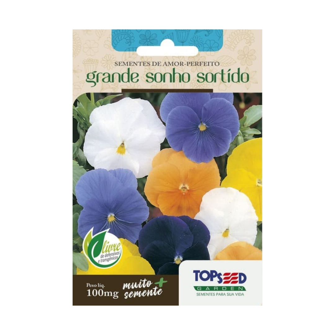 Semente De Amor Perfeito Gigante Sortido 100mg | Topseed