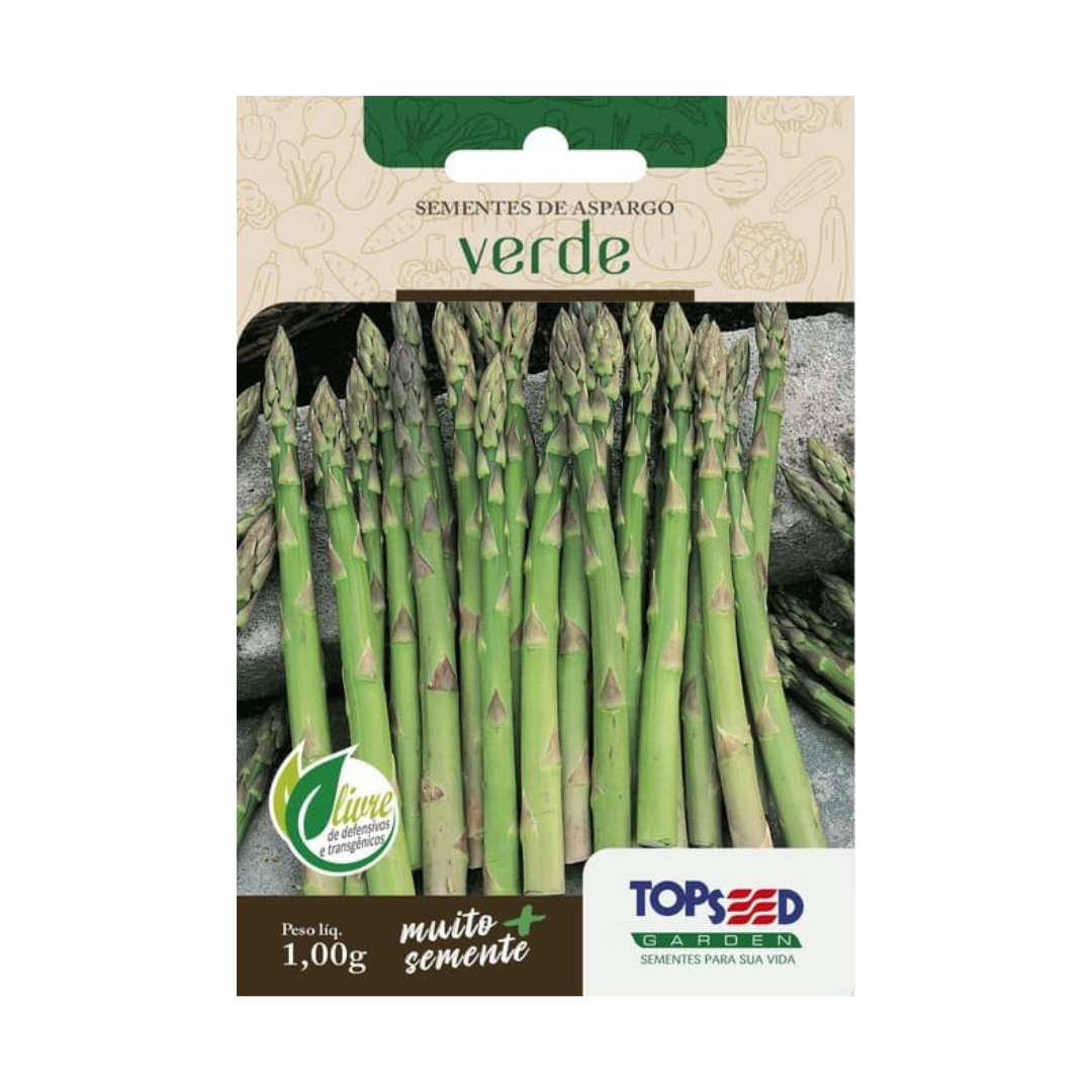 Semente De Aspargo Verde 1g | Topseed
