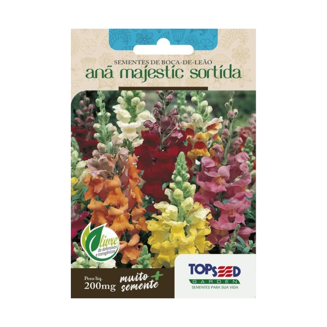 Semente De Boca De Leão Majestic Sortida 200mg | Topseed