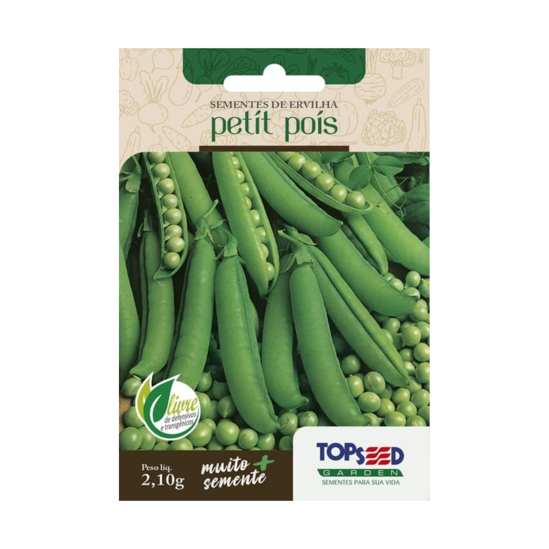 Semente De Ervilha Petit Pois 2,1g | Topseed