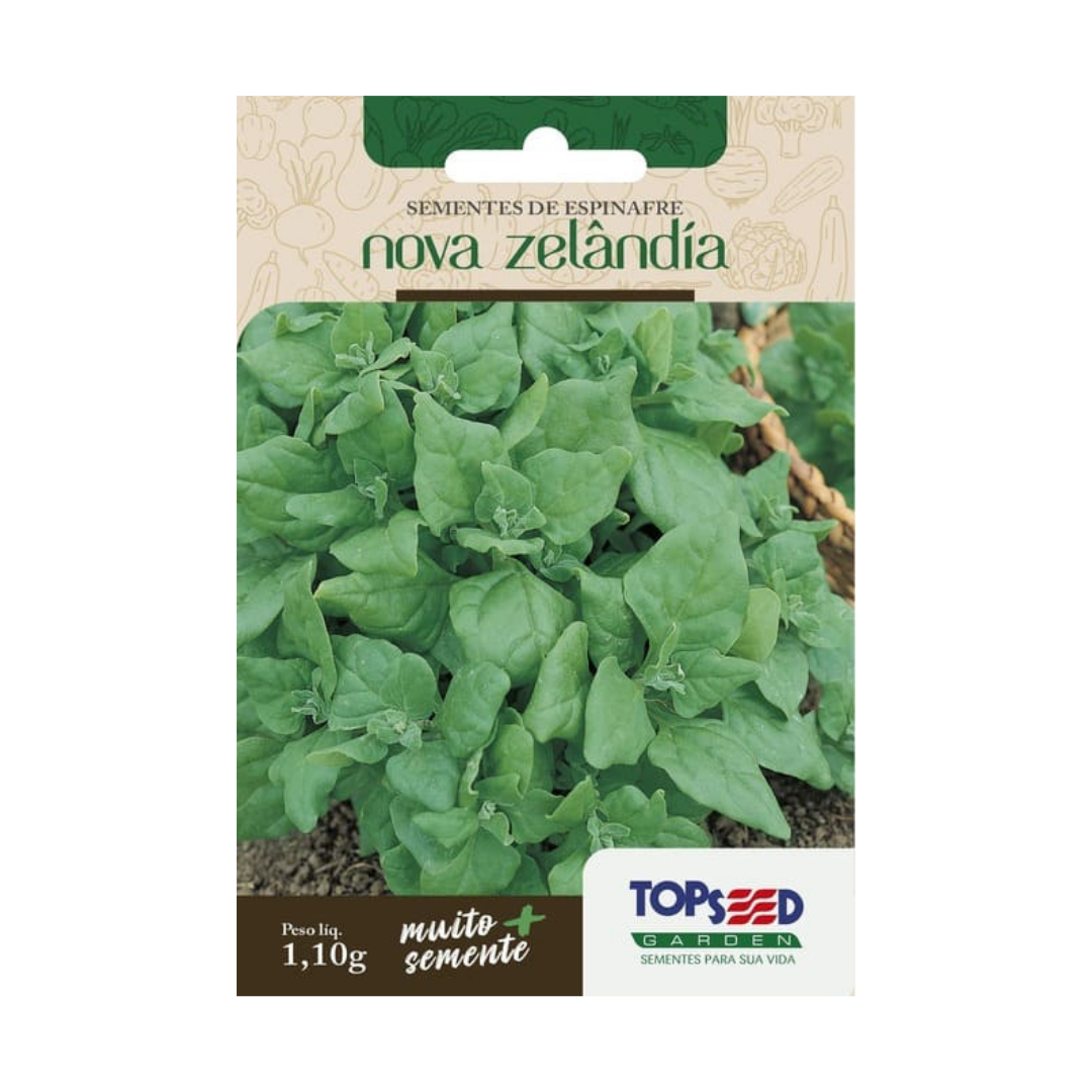 Semente De Espinafre Nova Zelandia 1,1g | Topseed