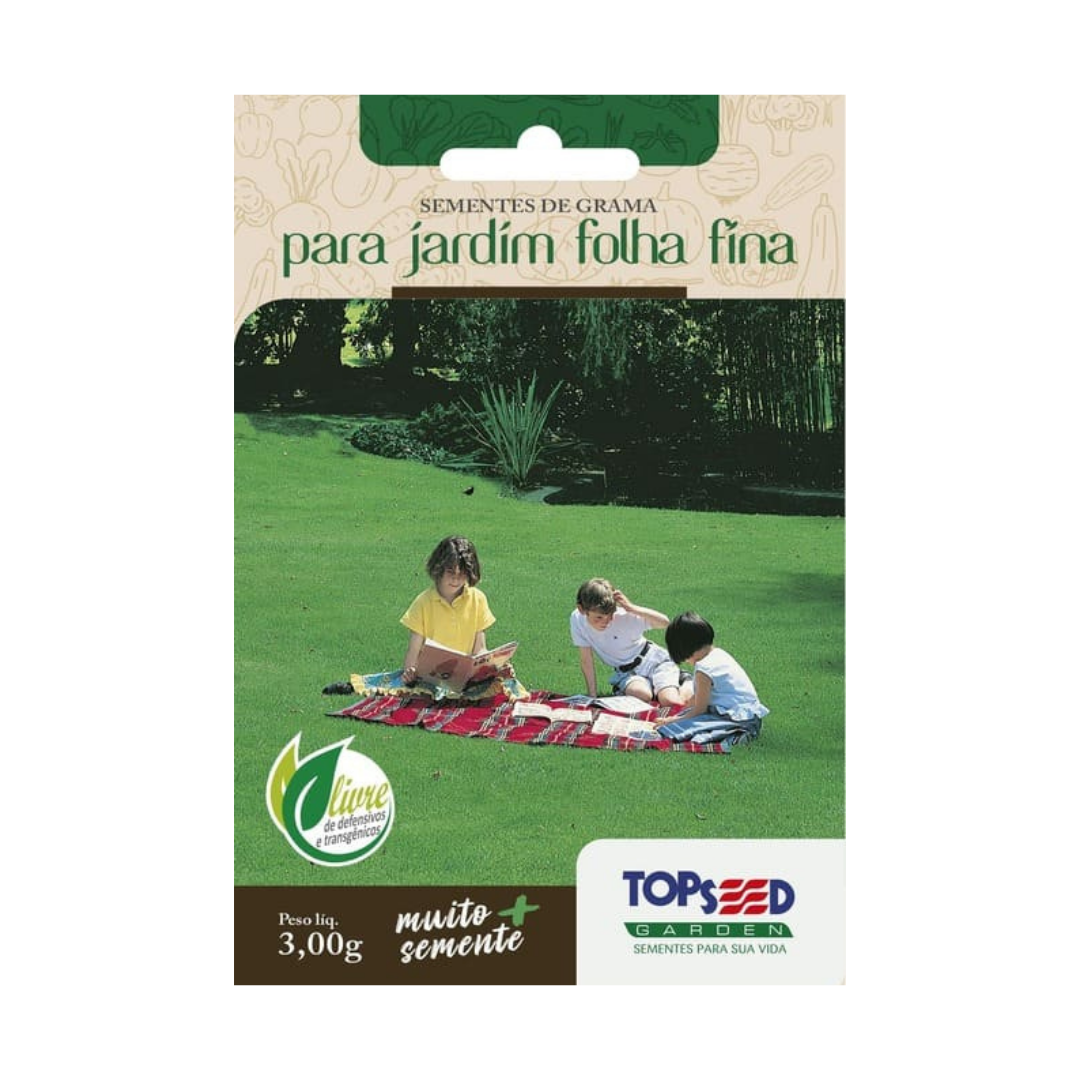 Semente De Grama Para Jardim Folha 3g | Topseed