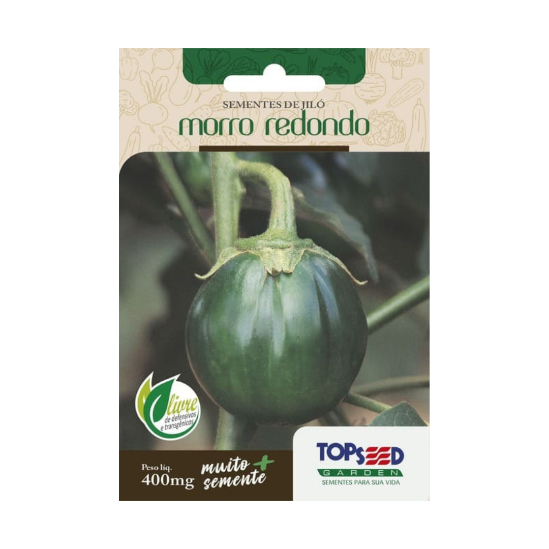 Semente De Jiló Morro Redondo 400mg | Topseed