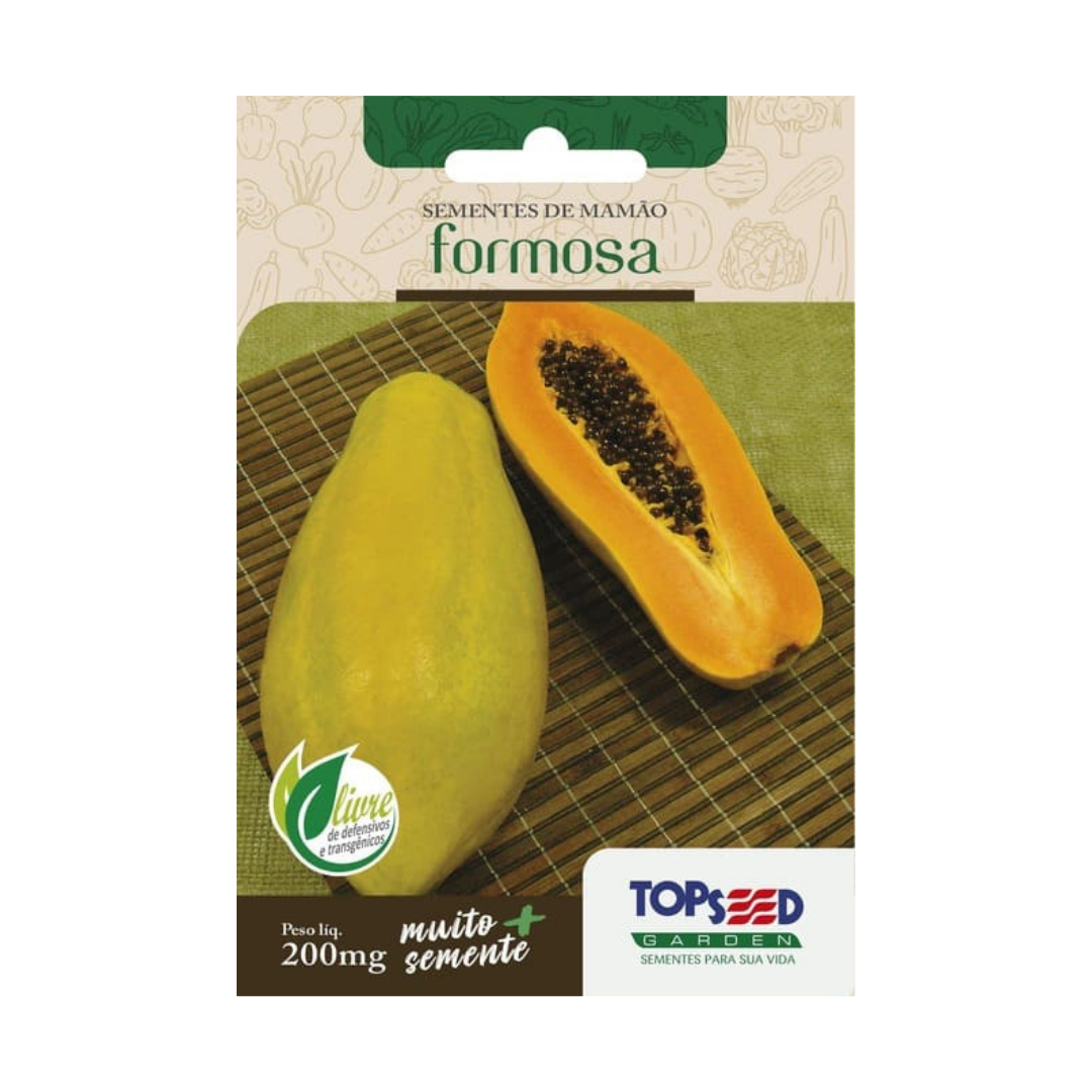 Semente De Mamão Formosa 200mg | Topseed