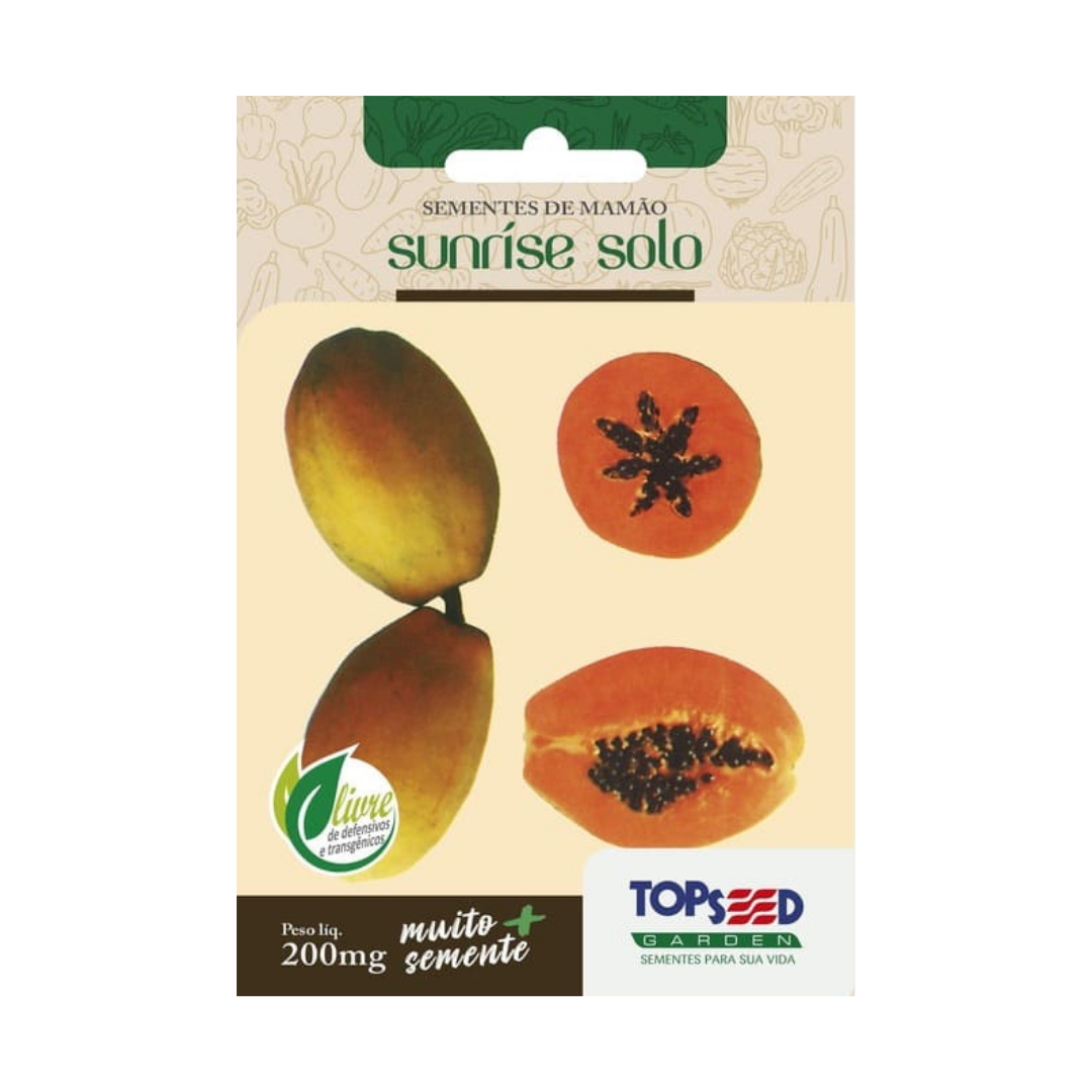 Semente De Mamão Papaia Sunrise 200mg | Topseed