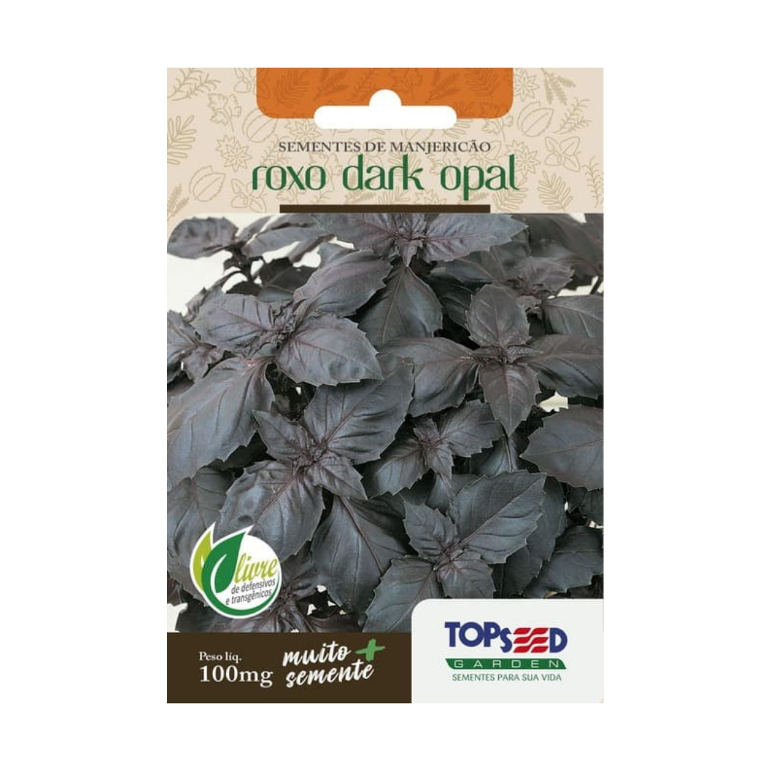 Semente De Manjericão Roxo 100mg | Topseed