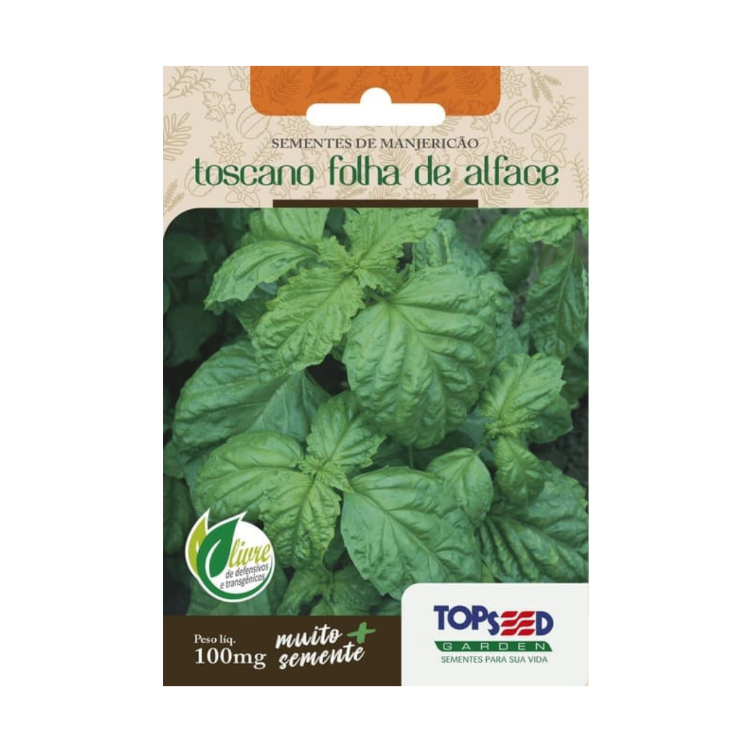 Semente De Manjericão Toscano 100mg | Topseed