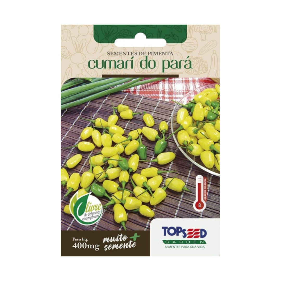 Semente De Pimenta Cumari-do-Pará 400mg | Topseed
