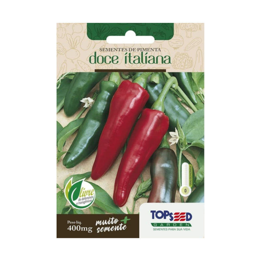 Semente De Pimenta-Doce Italiana 400mg | Topseed