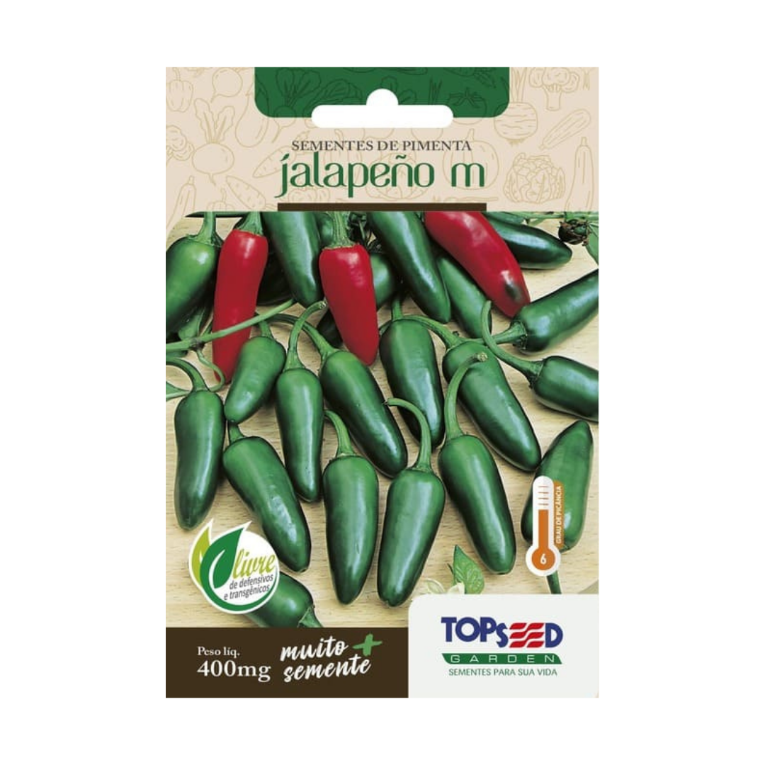 Semente De Pimenta Jalapeño 400mg | Topseed