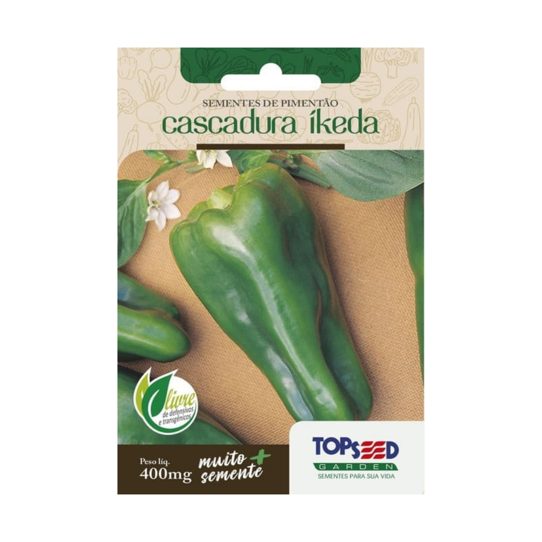 Semente De Pimentão Cascadura Ikeda 400mg | Topseed