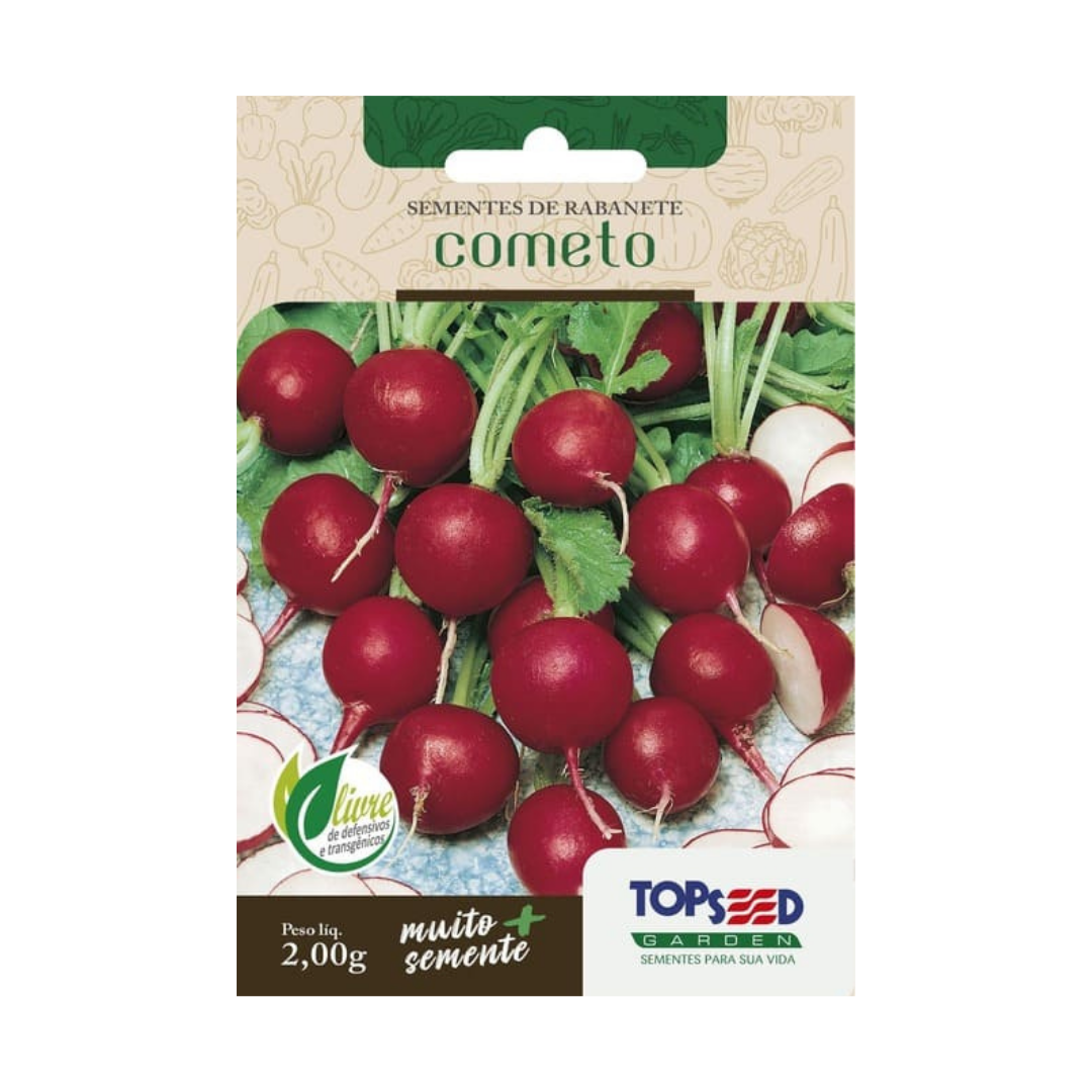 Semente De Rabanete Cometo 2g | Topseed