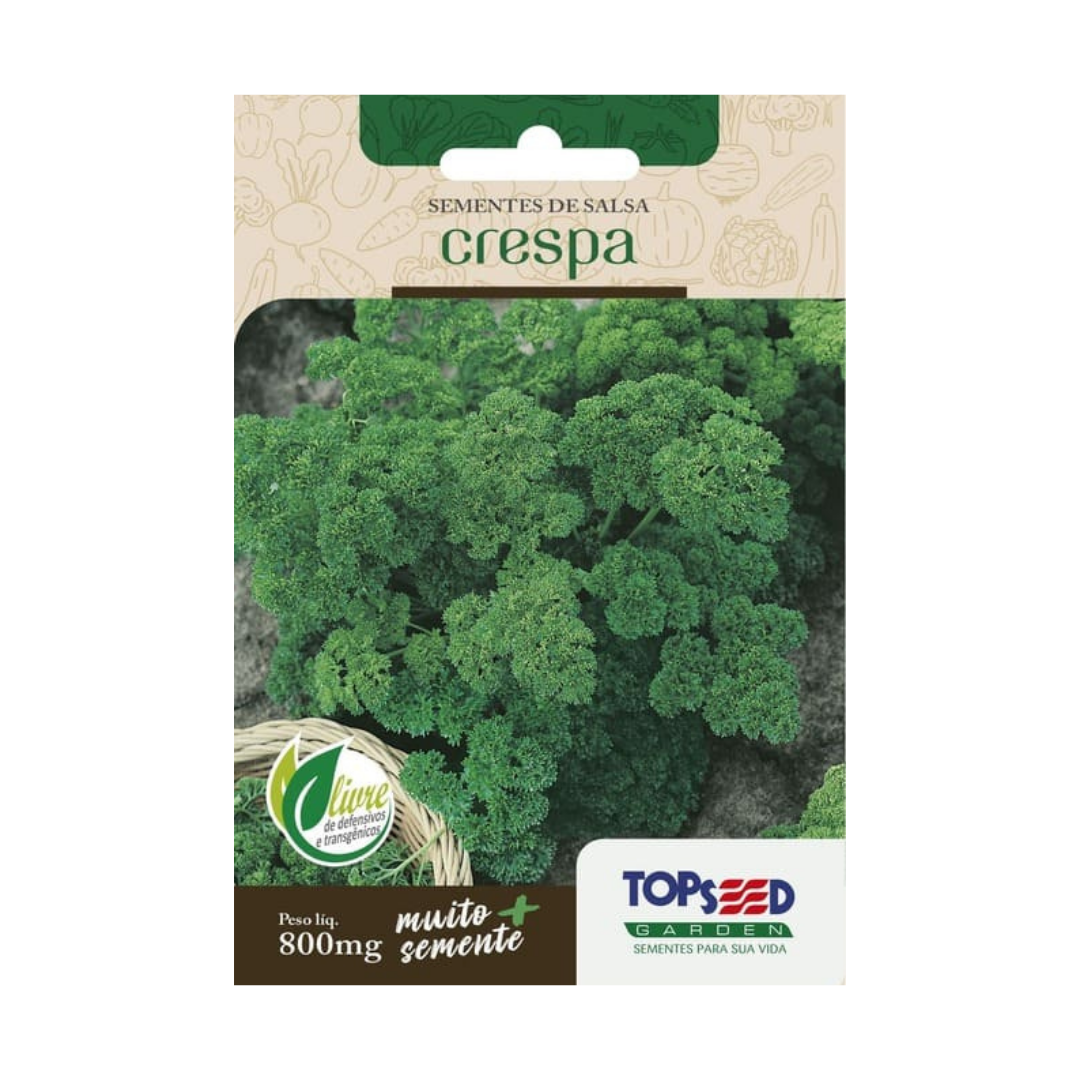 Semente De Salsa Crespa 800mg | Topseed